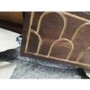 GRADE A2 - Dark Wood & Gold Coffee Table - Dejan