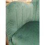 GRADE A2 - Teal Blue Velvet Office Chair - Tub Seat - Logan