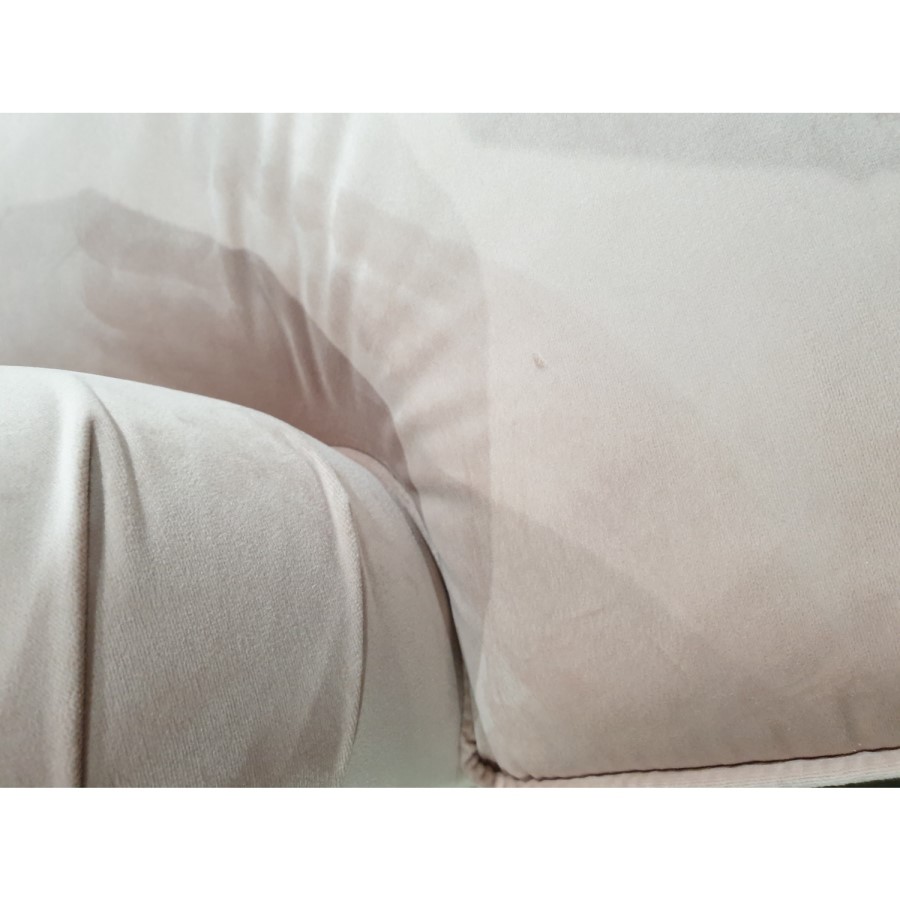 GRADE A2 - Light Pink Velvet Armchair - Payton