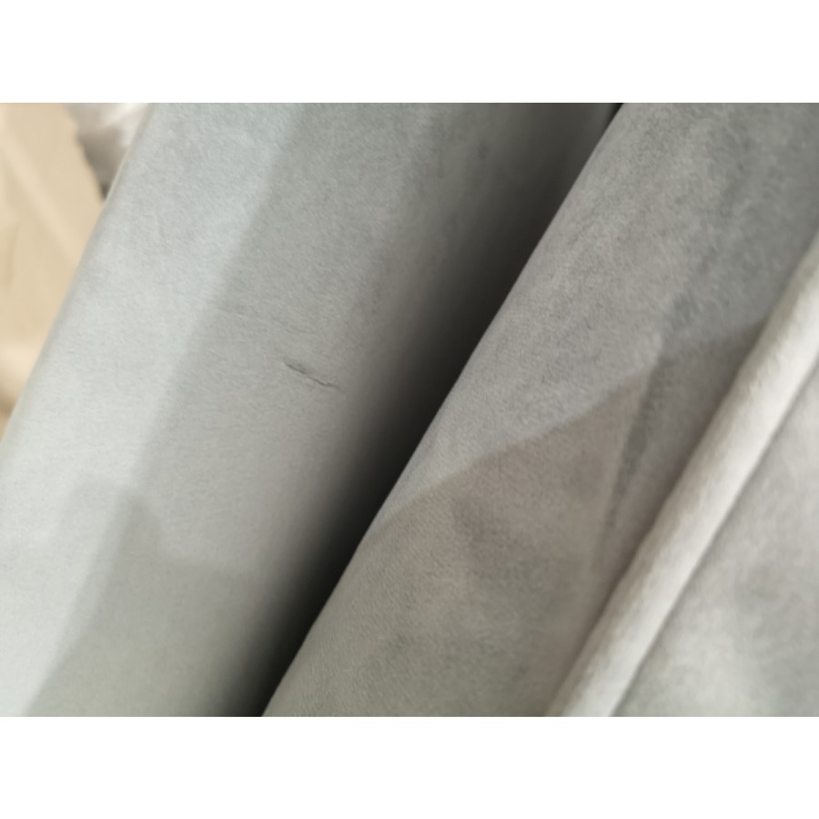 GRADE A2 - Payton Silver Grey Velvet 3 Seater Sofa