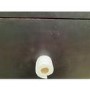 GRADE A2 - Mika 2 Drawer Dark Brown Bedside Table with Brass Inlay