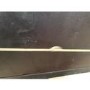 GRADE A2 - Mika 2 Drawer Dark Brown Bedside Table with Brass Inlay