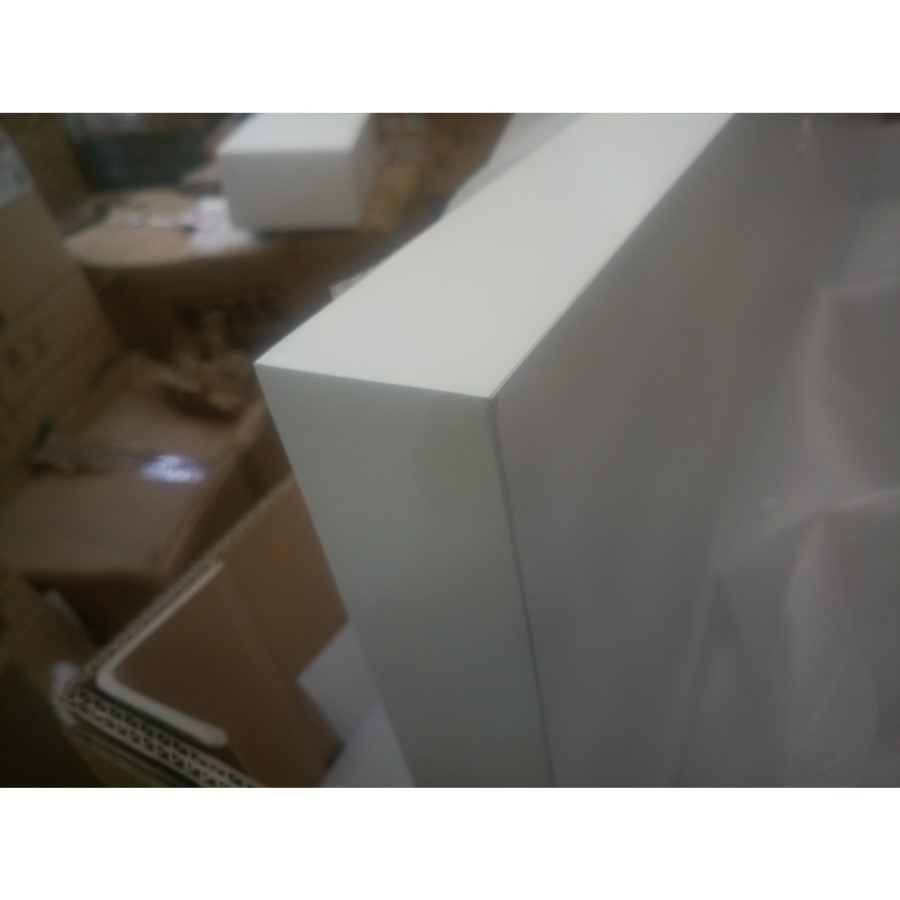 GRADE A2 - AmberGlo White Marble Effect Electric Fireplace Suite with Surround
