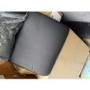 GRADE A2 - Vintage Black Faux Leather Office Chair