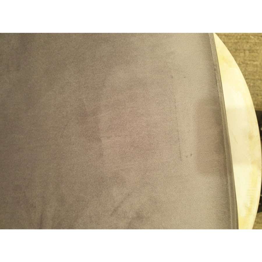 GRADE A2 - Grey Velvet Office Swivel Chair with Button Back - Marley