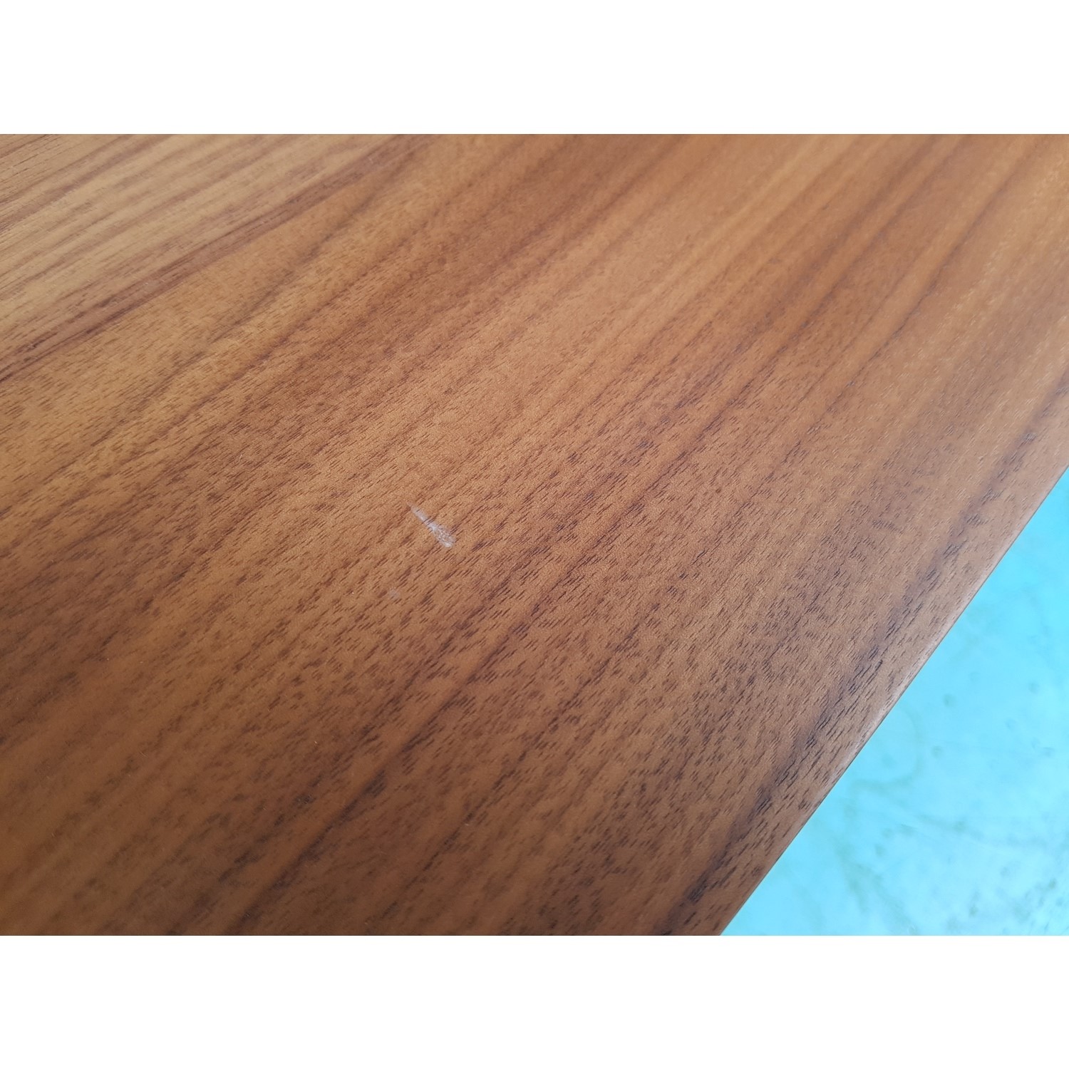 GRADE A2 Solid Walnut TV Unit with Sliding Doors & Drawers Briana