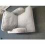 GRADE A2 - Silver Grey Velvet Armchair - Payton