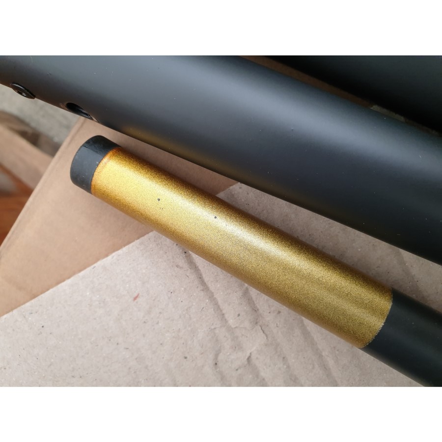 GRADE A2 - Navy Blue Velvet Bar Stool with Button Back & Black Legs - Maddy