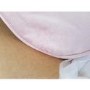 GRADE A2 - Set of 2 Pink Velvet Dining Tub Chairs with Gold Legs - Logan