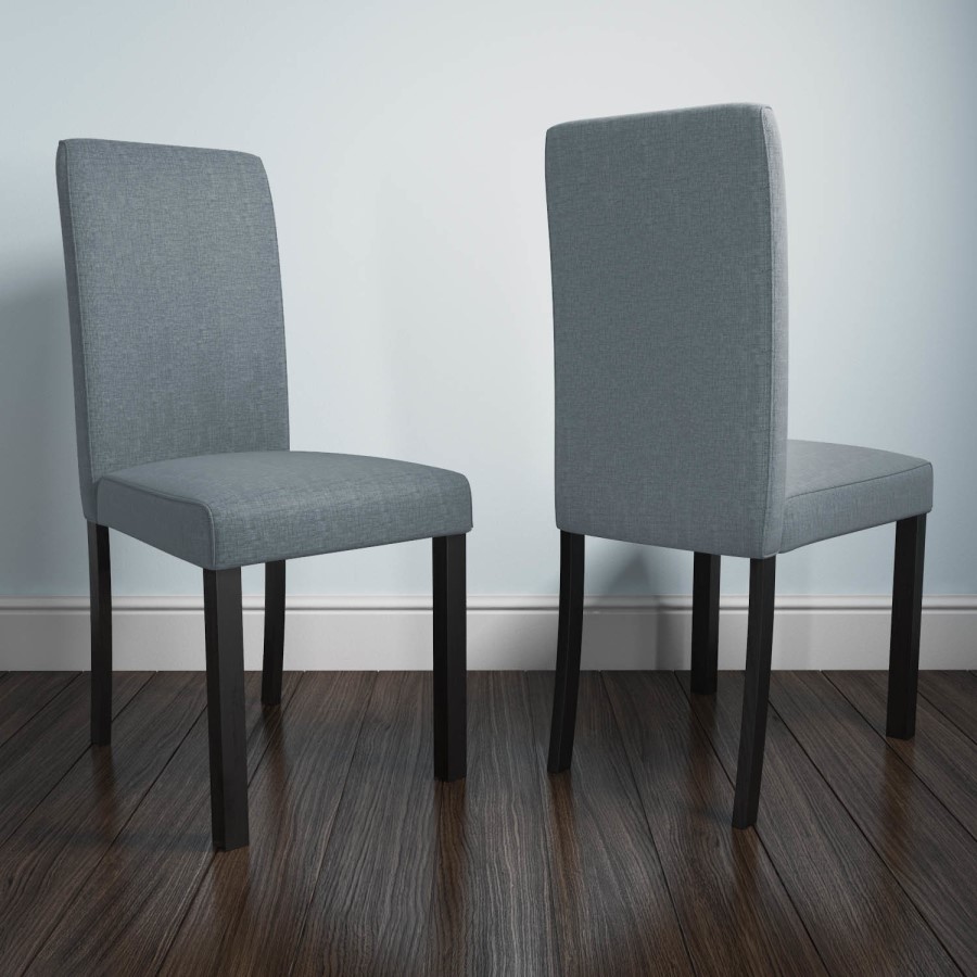 Vivienne Flip Top White High Gloss Dining Table + 4 Slate Chairs
