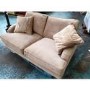 GRADE A2 - Payton Beige Velvet 2 Seater Sofa