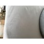 GRADE A2 - Silver Grey Velvet Bar Stool with Button Back - Maddy