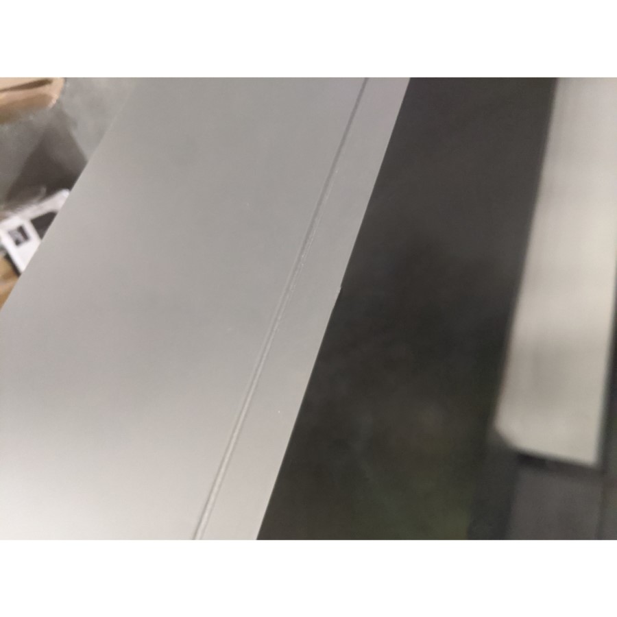 GRADE A2 - Grey Wall Mounted Electric Fireplace Suite with LED Lights - Amberglo