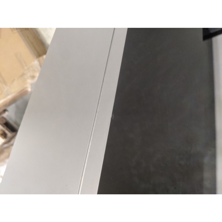 GRADE A2 - Grey Wall Mounted Electric Fireplace Suite with LED Lights - Amberglo