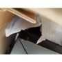 GRADE A2 - Georgia 2 Drawer Bedside Table in Black