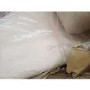 GRADE A2 - Cream Teddy Bear Fabric 2 Seater Sofa with Cushions - Teddy