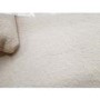 GRADE A2 - Cream Teddy Bear Fabric 2 Seater Sofa with Cushions - Teddy