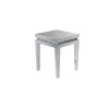 GRADE A1 - Mirrored Side Table with Diamond Gems - Jade Boutique