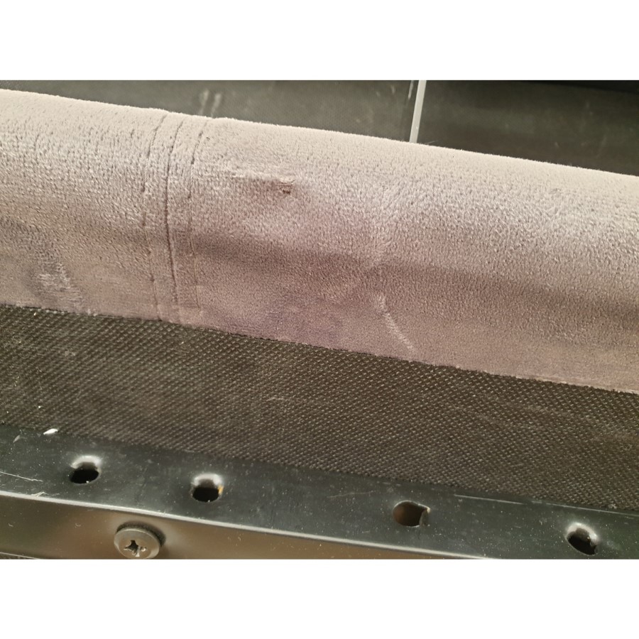 GRADE A2 - Sacha Velvet Day Bed in Anthracite Grey - Trundle Bed Included