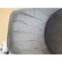 GRADE A2 - Grey Velvet Tub Bar Stool with Chrome Legs - Logan