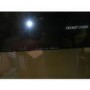 GRADE A2 - AmberGlo Mirrored Electric Wall Mounted Fire in Black - 50 Inch