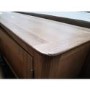 GRADE A2 - Large Solid Wood TV Unit with Storage - TV's up to 70" - Adeline