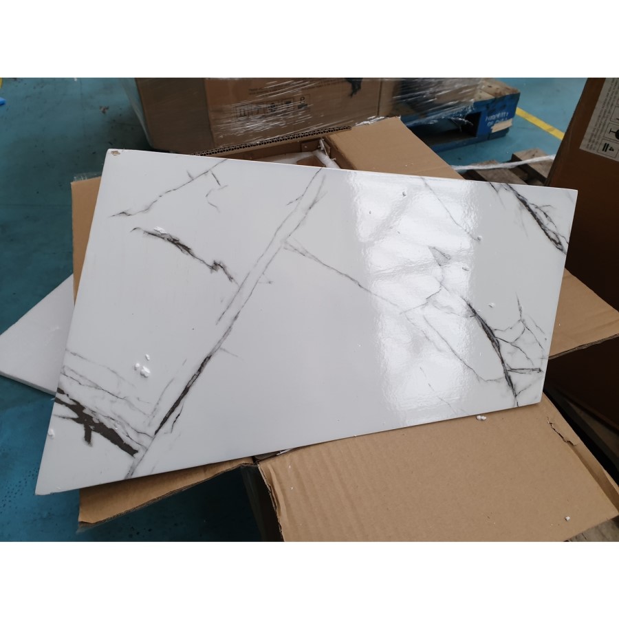 GRADE A2 - LPD Alpha Faux Marble Coffee Table 