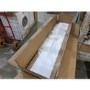 GRADE A2 - AmberGlo Grey and White Electric Fire Suite with LED Lights - Wifi & Alexa Compatible