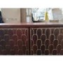 GRADE A2 - Dark Wood Drinks Cabinet - Dejan