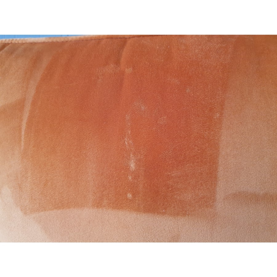 GRADE A2 - Opulence Orange Velvet 2 Seater Sofa - Payton