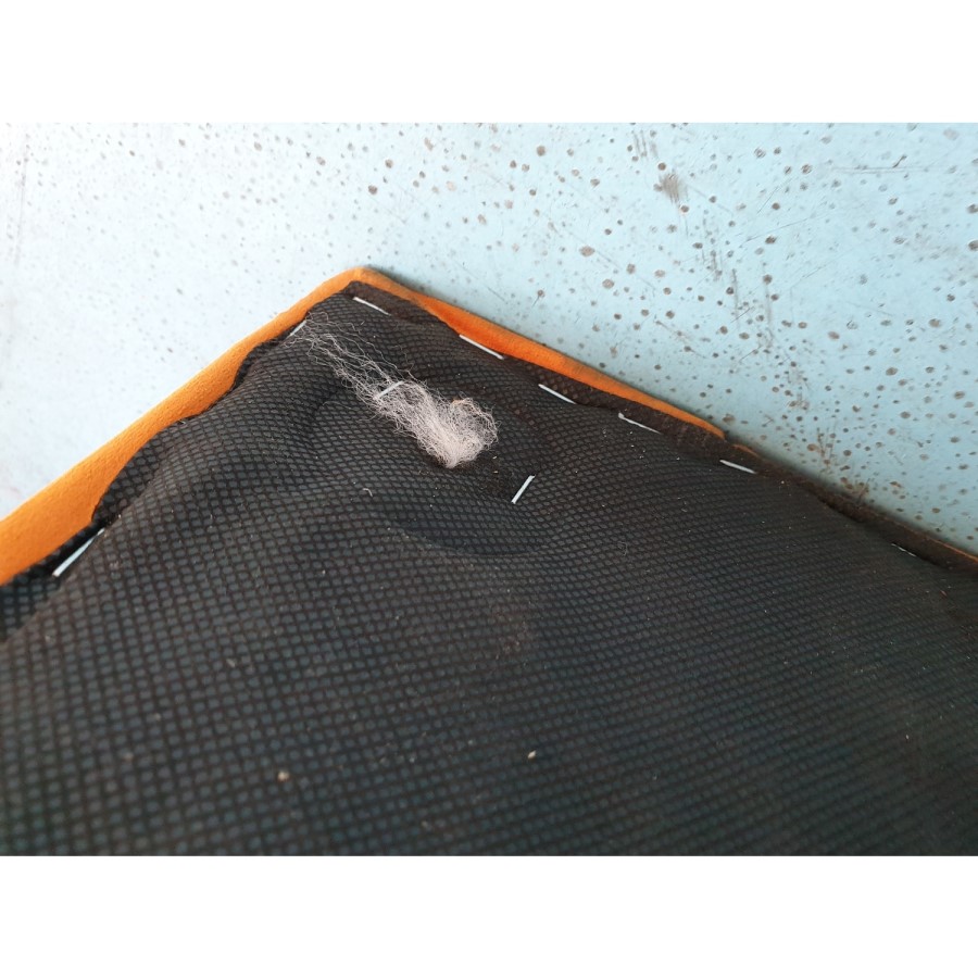 GRADE A2 - Opulence Orange Velvet 2 Seater Sofa - Payton