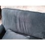 GRADE A2 - Payton Teal Blue Velvet 3 Seater Sofa