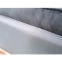 GRADE A2 - Payton Teal Blue Velvet 3 Seater Sofa