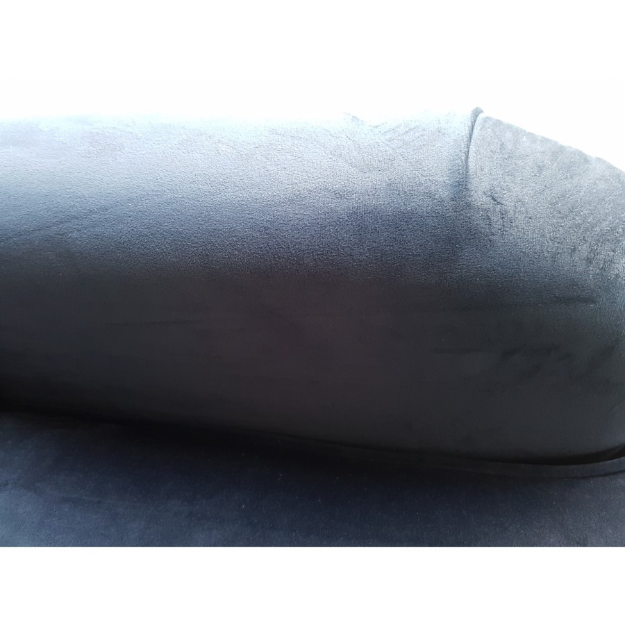 GRADE A2 - Payton Navy Blue Velvet 2 Seater Sofa