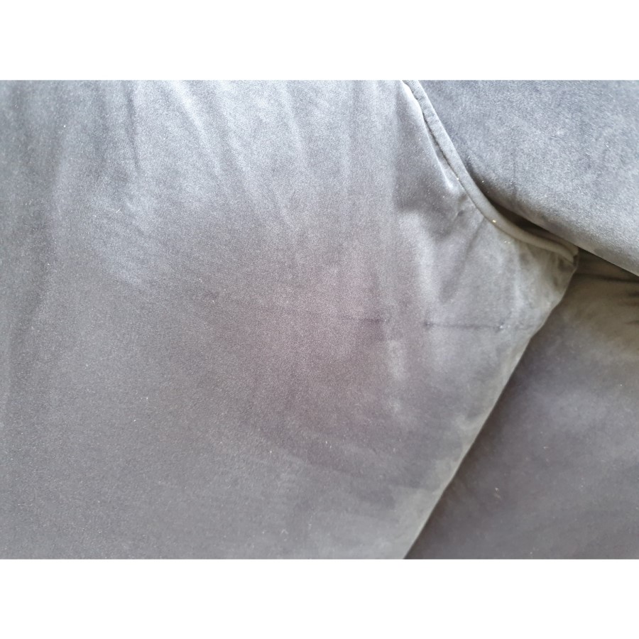 GRADE A2 - Navy Blue Velvet Armchair - Payton