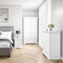 Olivia Off White 3 + 2 Drawer Chest of Drawers