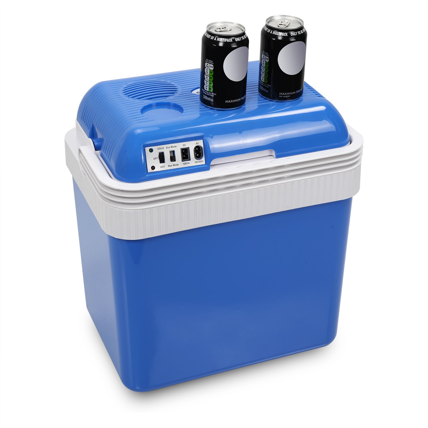 electriQ 24L Electric Plug In Portable Hot and Cold Cool Box with Mains ...