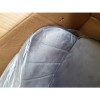 GRADE A2 - Grey Velvet Office Chair - Tub Seat - Logan