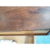 GRADE A2 - Dark Wood &amp; Gold Coffee Table - Dejan