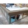 GRADE A2 - Mirrored Coffee Table with Gold Detailing - Jade Boutique