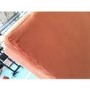 GRADE A2 - Square Velvet Armchair in Orange & Gold - Ivy