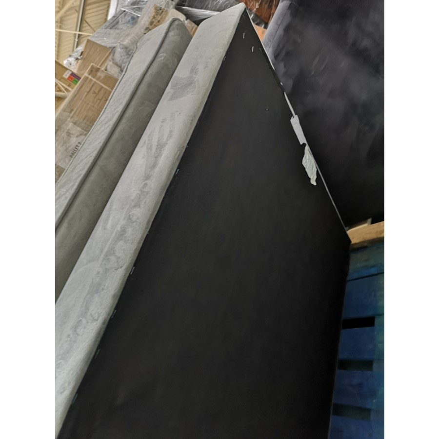 GRADE A2 - Payton Silver Grey Velvet 2 Seater Sofa