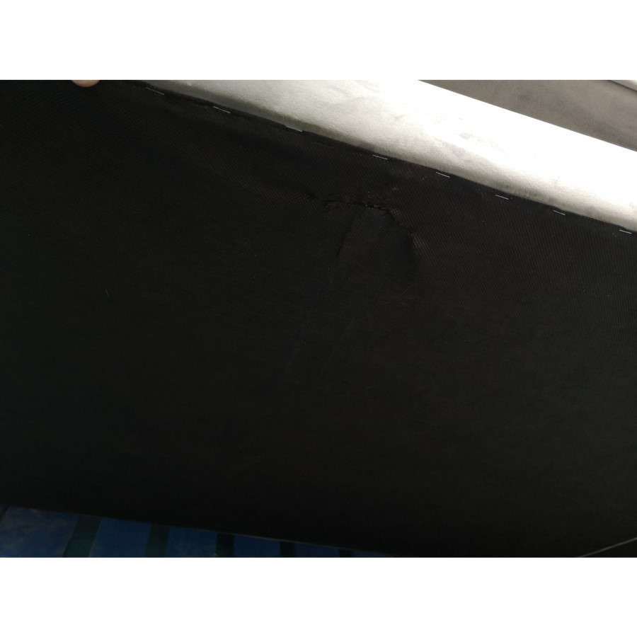 GRADE A2 - Payton Silver Grey Velvet 2 Seater Sofa