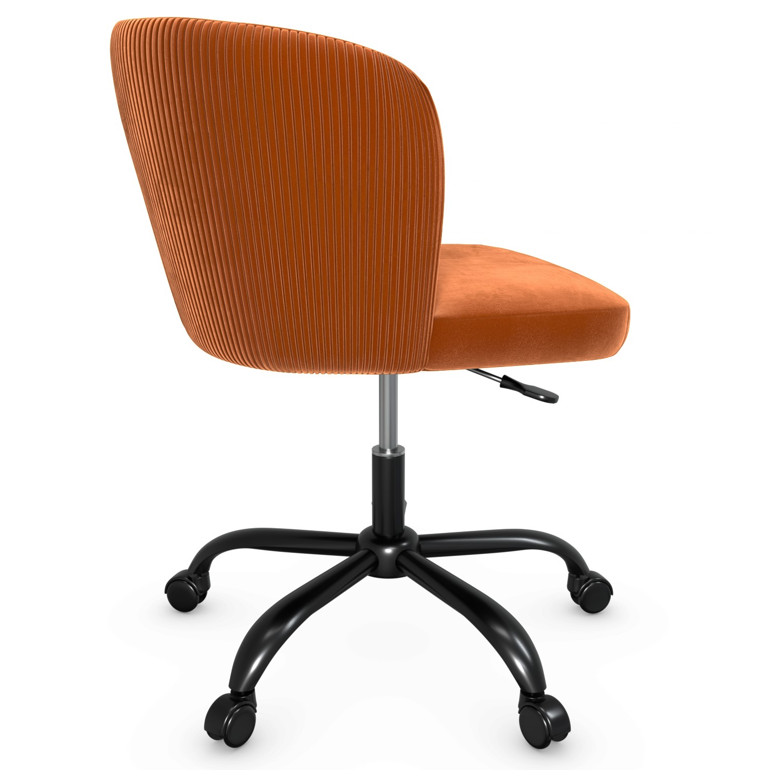 Orange swivel desk chair Clearance
