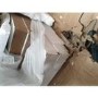 GRADE A2 - Julian Bowen Manhattan White High Gloss 2 Door Wardrobe