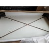 GRADE A2 - White Faux Marble Desk - Roxy