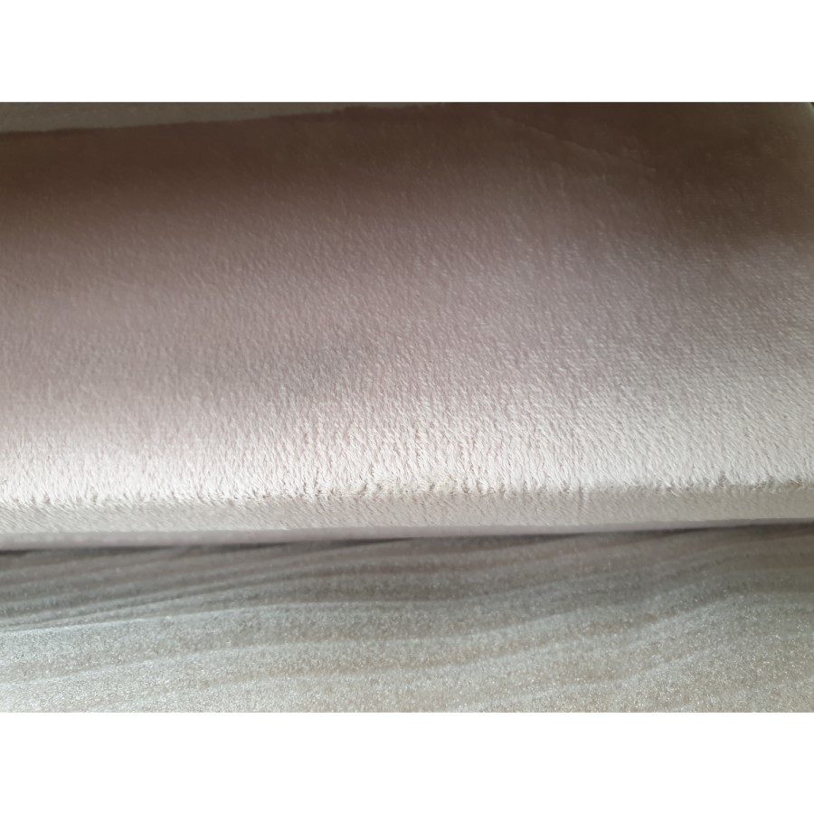 GRADE A2 - Safina Single Wing Back Bed in Baby Pink Velvet