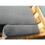 GRADE A2 - Payton Petrol Blue Velvet 3 Seater Sofa