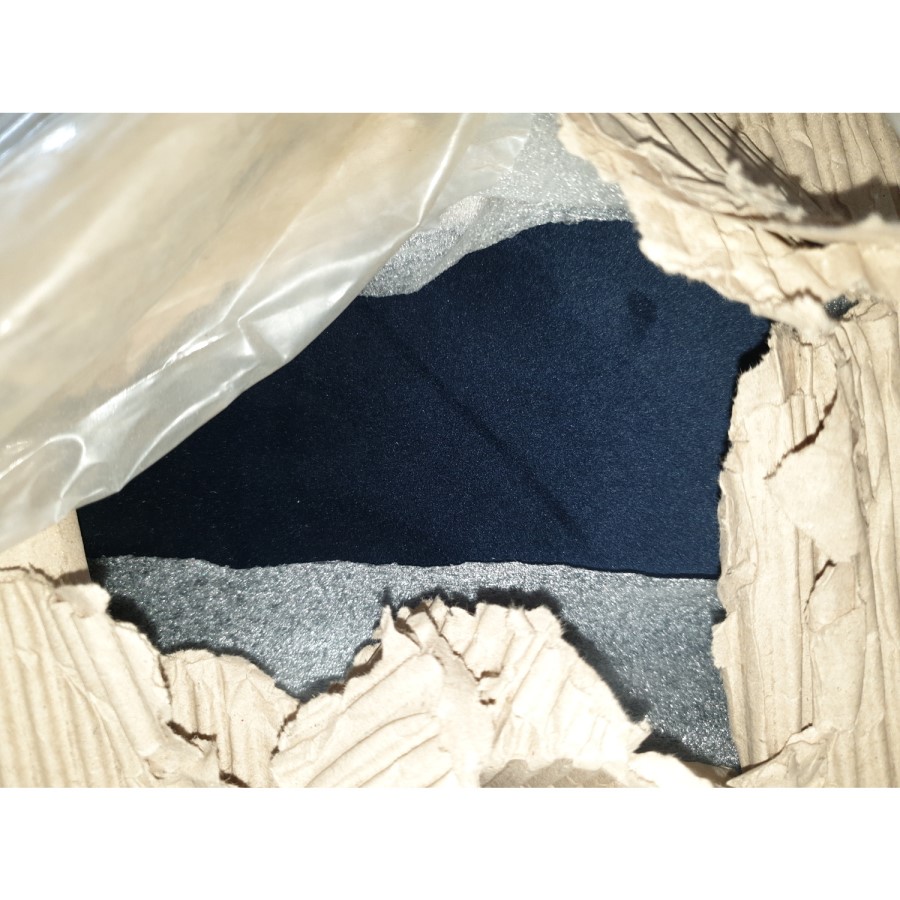 GRADE A2 - Payton Dark Navy Blue Velvet 3 Seater Sofa