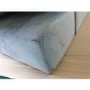 GRADE A2 - Payton Silver Grey Velvet 2 Seater Sofa